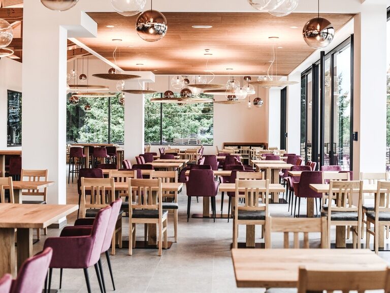 Das Edelwies Alm Restaurant in Neukirchen in der Nähe von St. Engelmar.